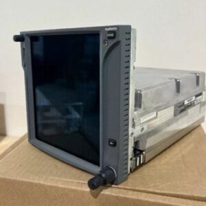 Garmin GTN 750 GPS NAV COM avionics unit with rack, backplate, and wiring harness