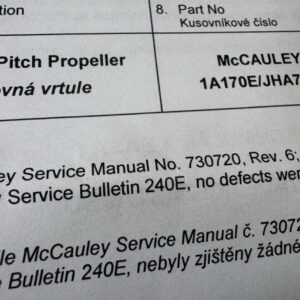 McCauley Fixed Pitch Propeller