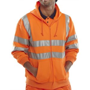 Hi Visibility Hooded Sweatshirt